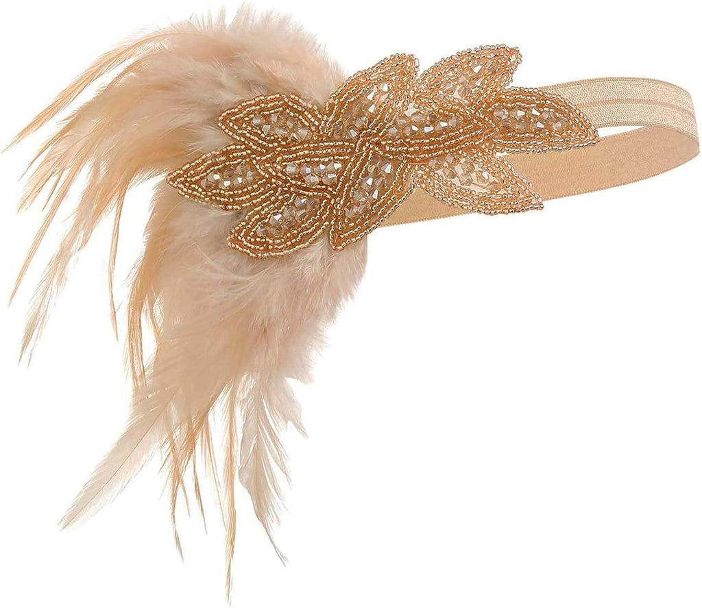 1920S Flapper Accessories Gatsby Costume Accessories Set 20S Flapper Headband Pearl Necklace Gloves Cigarette Holder